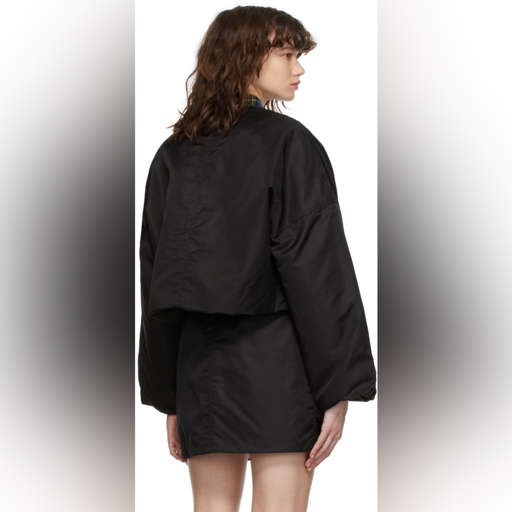 GANNI Nylon Bomber Jacket - Picture 3 of 9